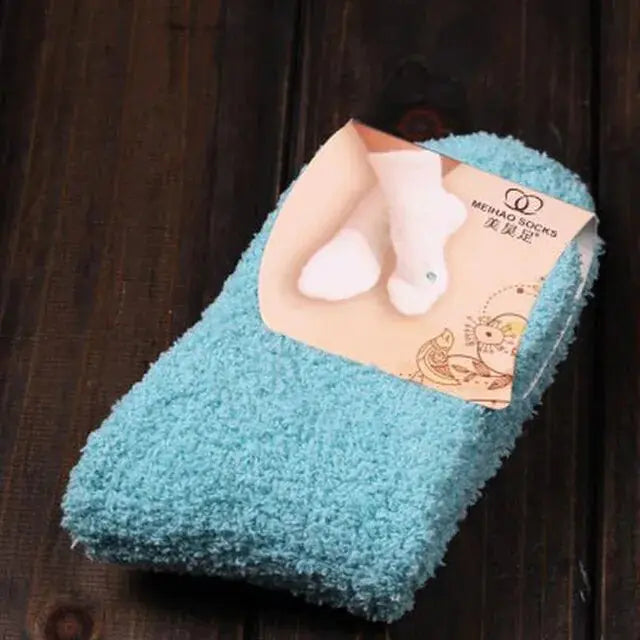 Women's Bed Socks Pure Color