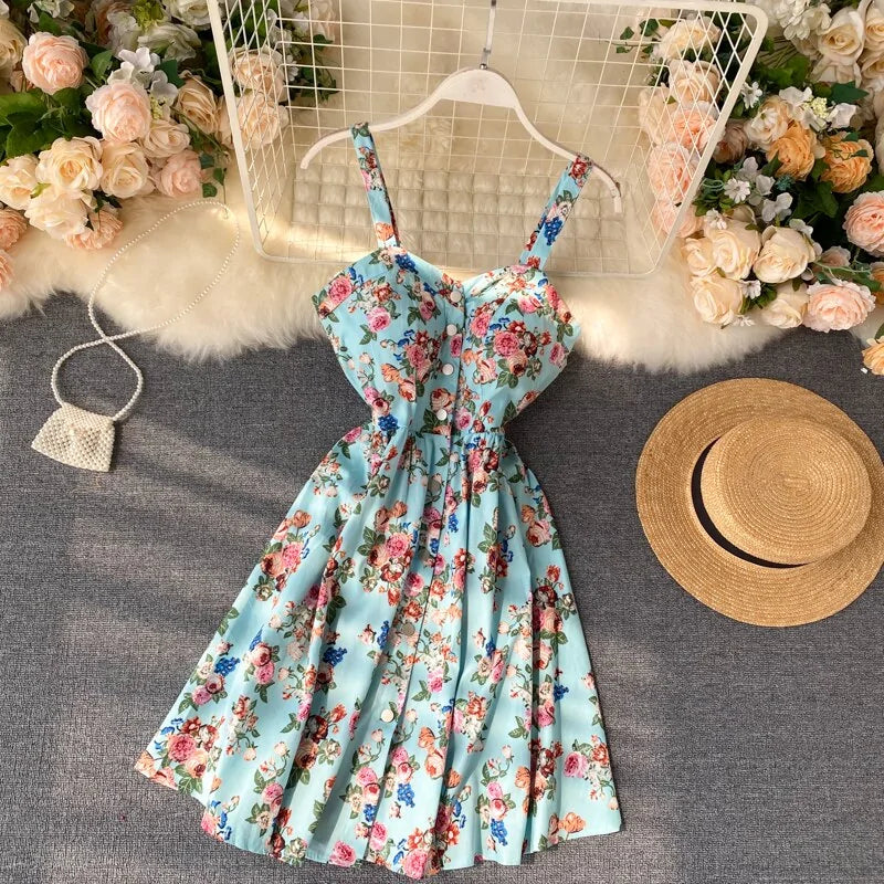 Summer Dress With Ruffles