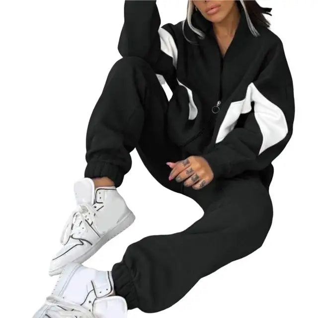 Women Sweatshirt and Sweatpants Tracksuit