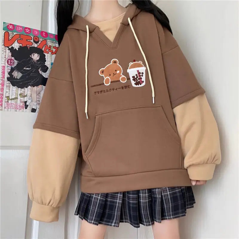 Cute Bear Anime Sweatshirt