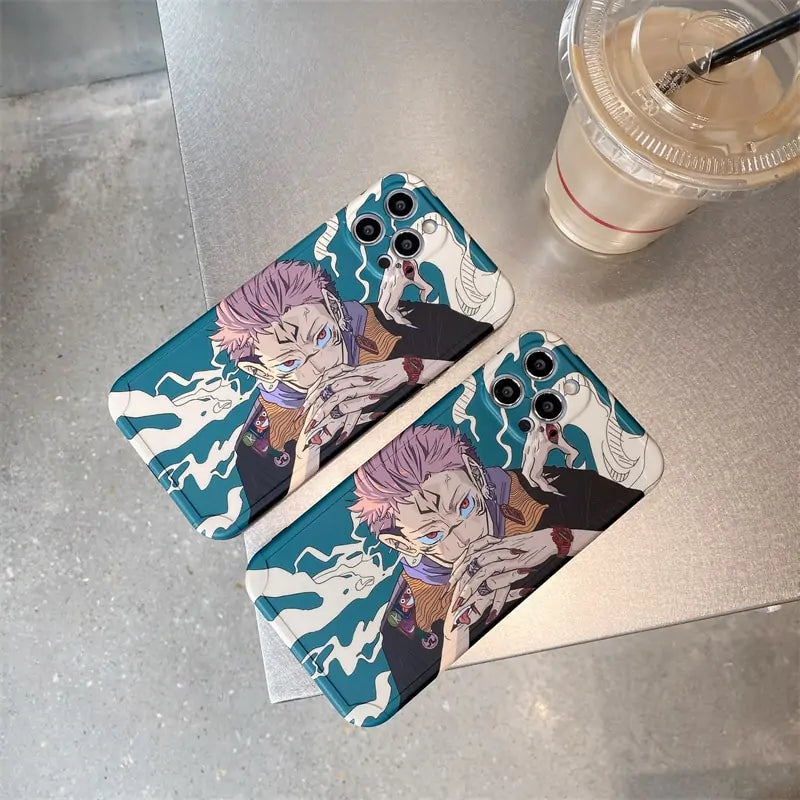 Cartoon Anime Jujutsu Kaisen Phone Case