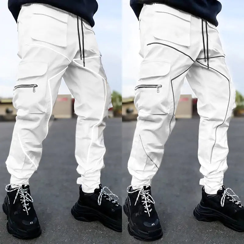 MenvReflective Cargo Pants