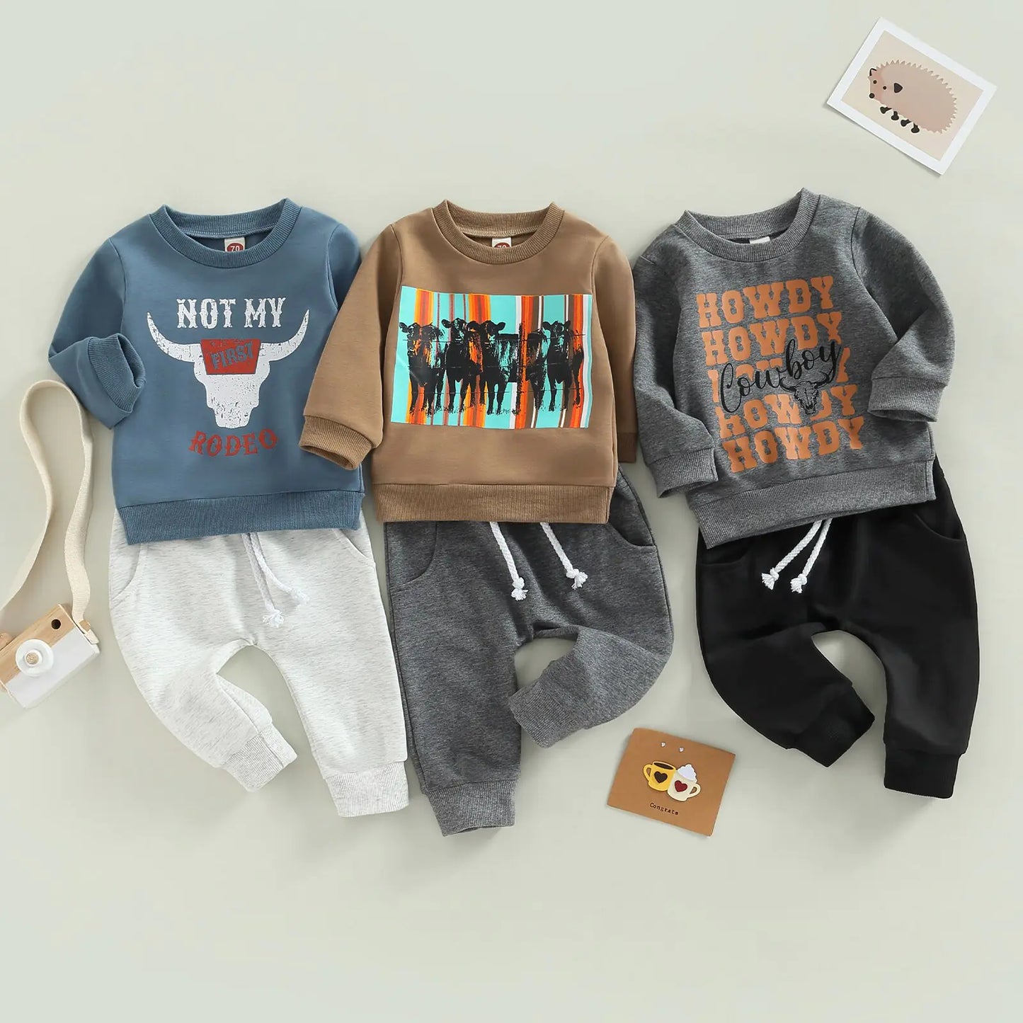 Kids Long Sleeve Sweatshirt Set