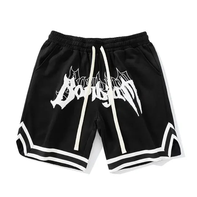 Men's Loose Fit Hip Hop Sports Shorts Elastic Waist Basketball Jogging