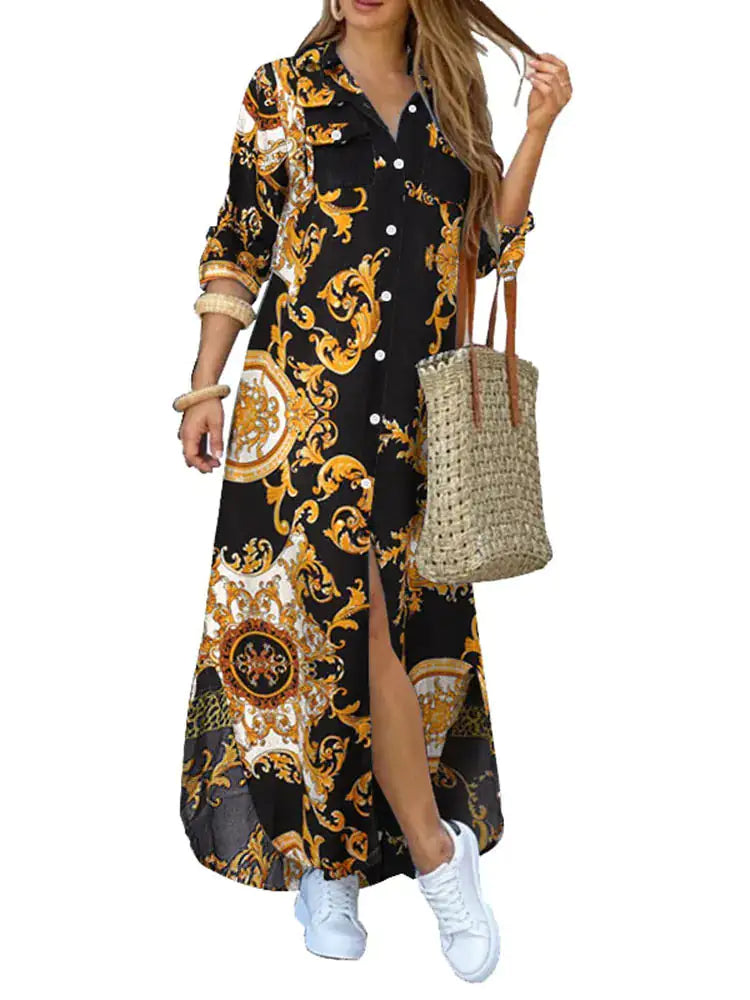 Floral Maxi Bohemian Dress