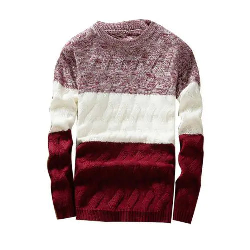 Men Sweaters O Neck Long Sleeve