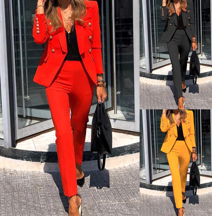 Two-piece casual suit