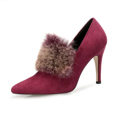 Sexy Fau Fur Heels