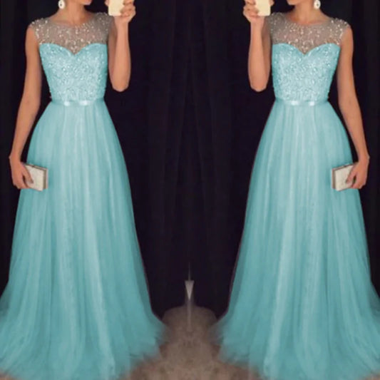 Elegant Prom Gowns Sequin Dress