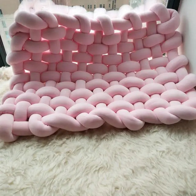 Handmade Chunky Knit Floor Blanket