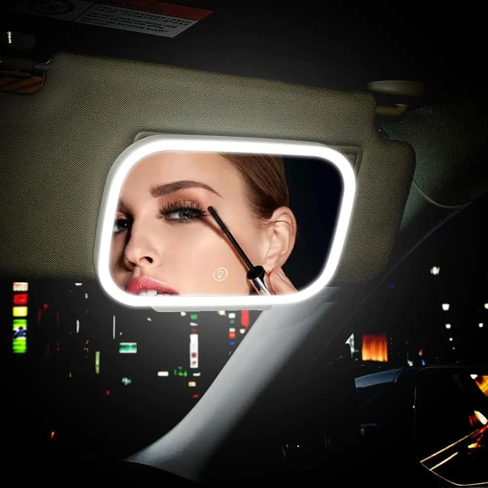 Car LED Make-Up Mirror