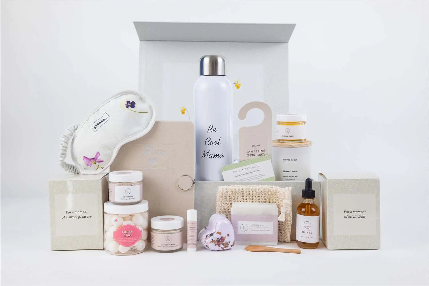 New Mom Gift, Pampering Natural Skincare Set