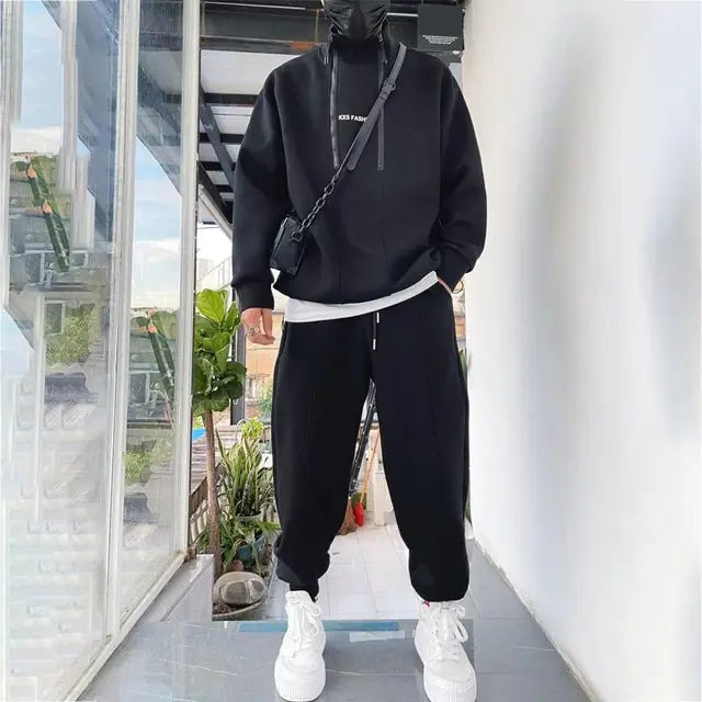 Tracksuit Men Piece Set Hip Wear Fashion Clothing