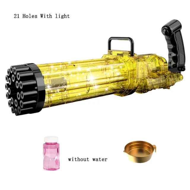 Large Gatling Bubble Gun Toys