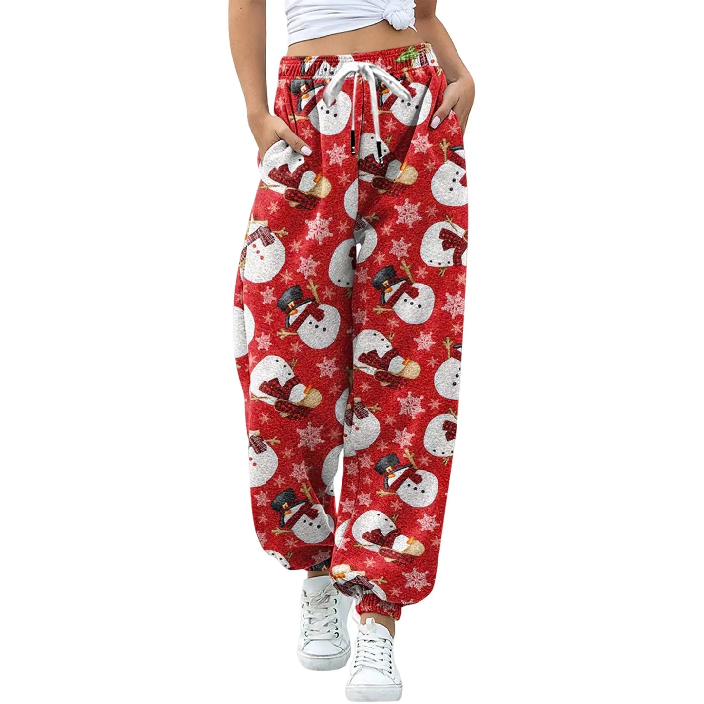 Christmas Drawstring Pants