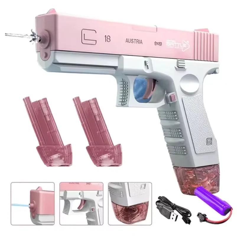 43cm Summer Beach Electric Toy Gun