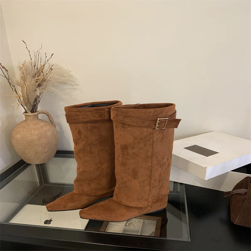 Chunky Heel Boots