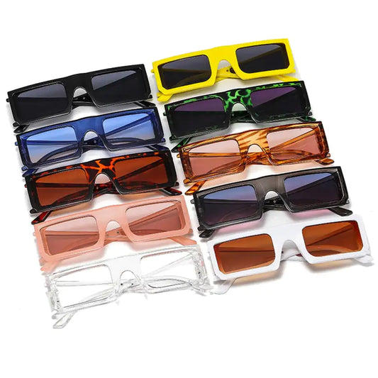 Rectangular Retro Sunglasses