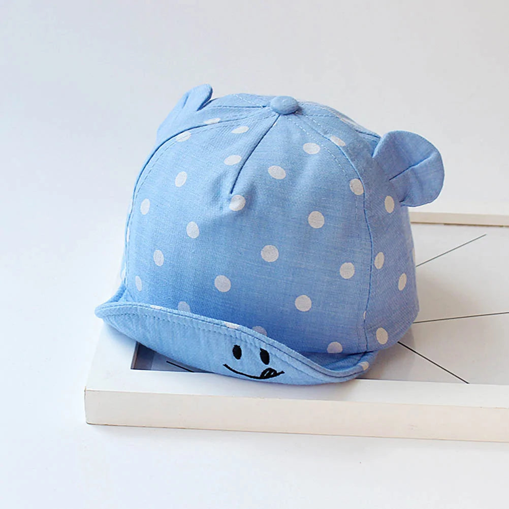 Toddler Sun Hat with Cute Dots