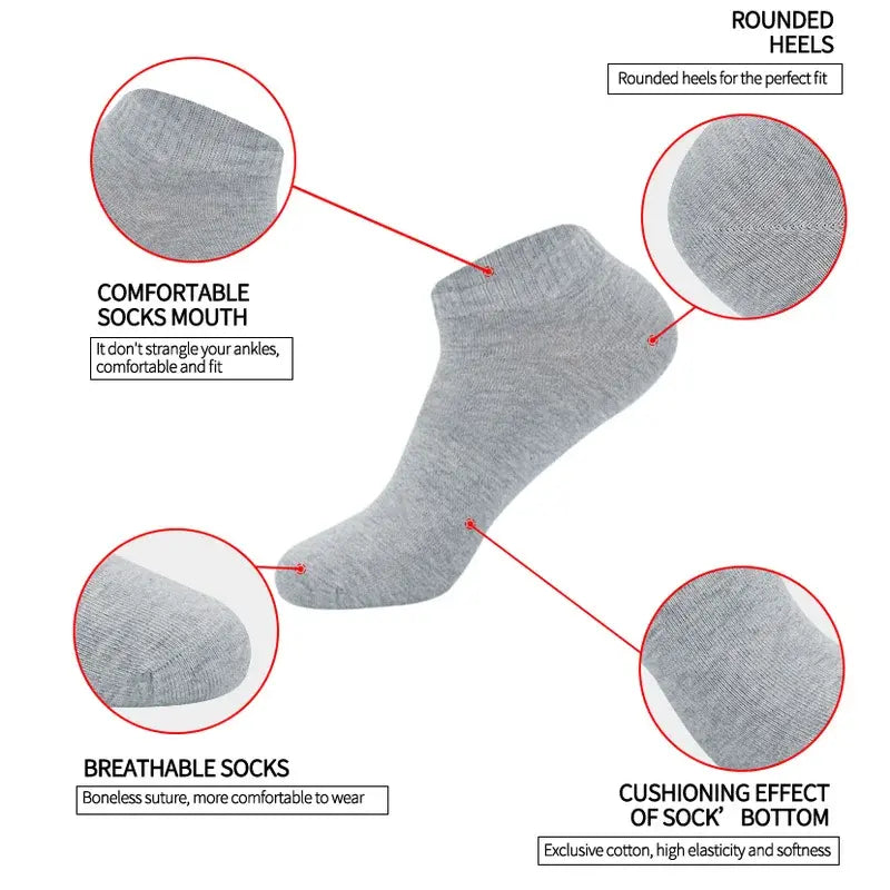 Low Cut Cotton Socks