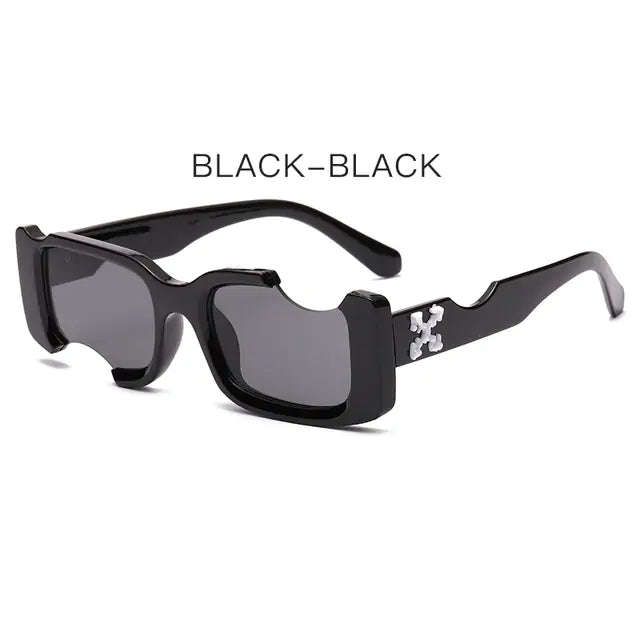 Off Notch Hole Design Sunglasses