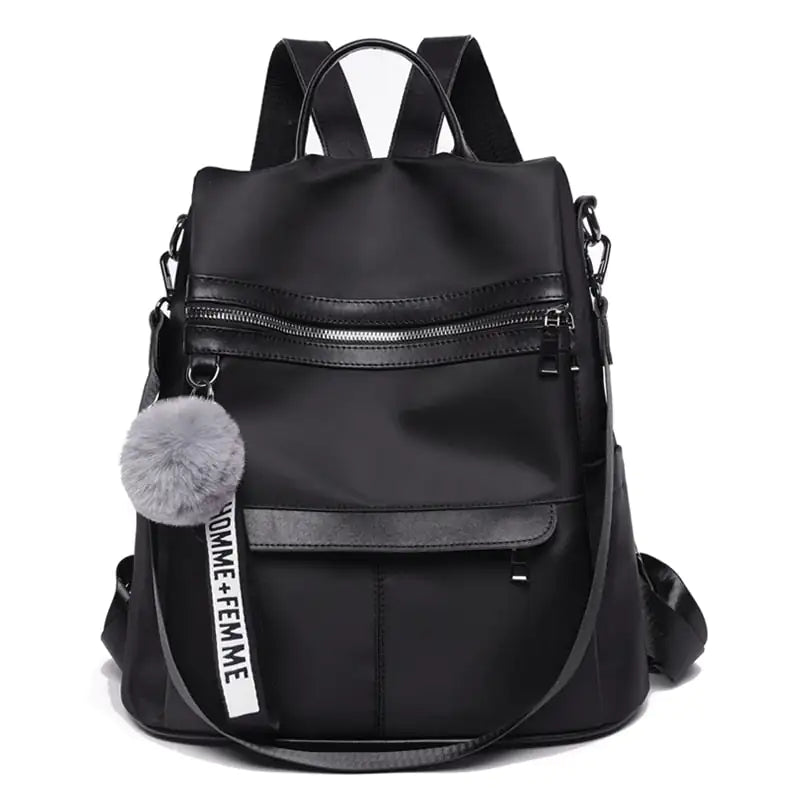 Feminine Oxford Backpack Model