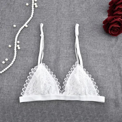 Sexy Seamless Floral Lace Bra