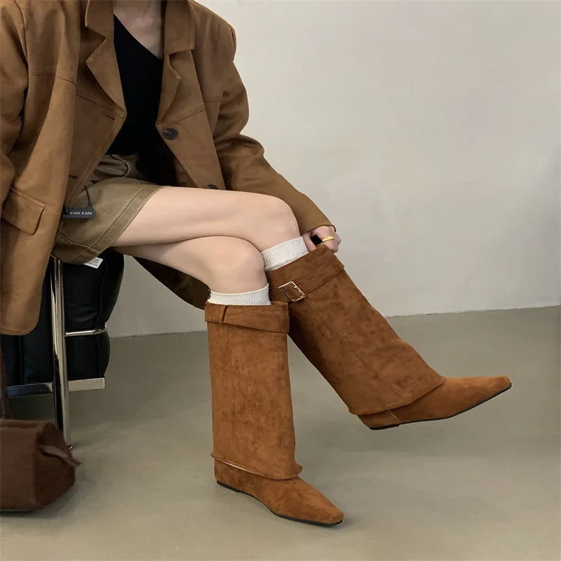 Chunky Heel Boots