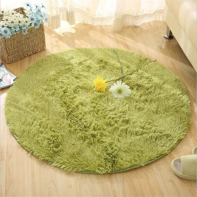 Warm Thick Round Rug Carpets