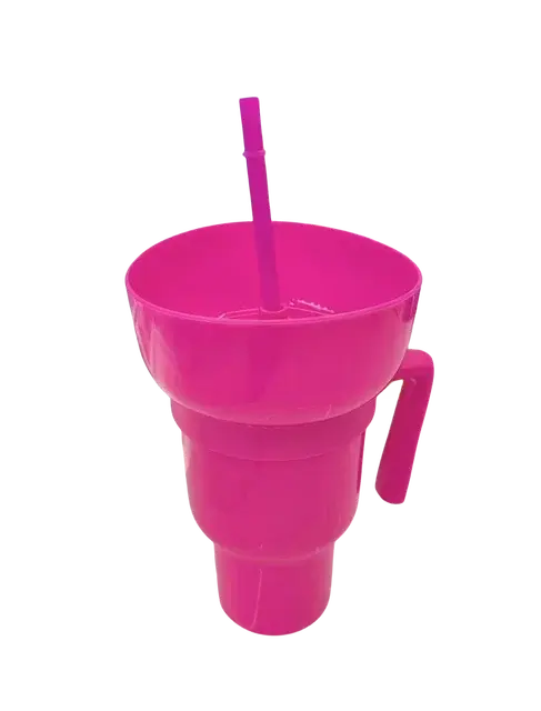 Snack With Handle & All-In-One Drink Cup