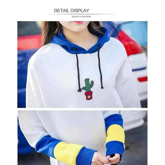 Cactus Long Sleeve Hoodie Sweatshirt