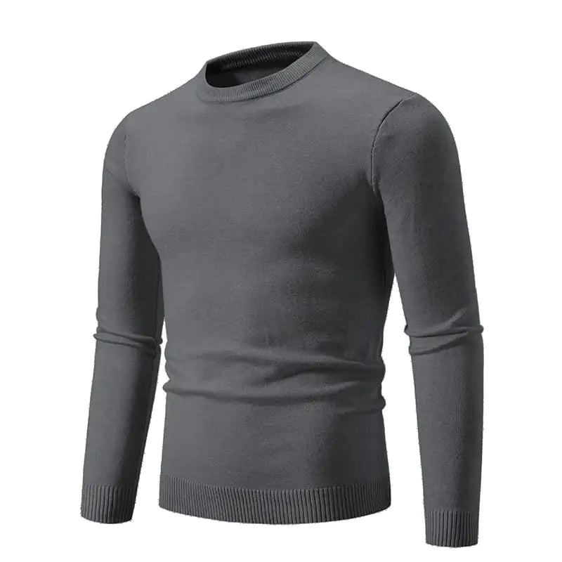 Elastic Slim Fit Sweater for Men