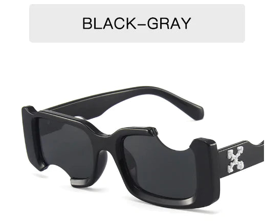 Off Notch Hole Design Sunglasses