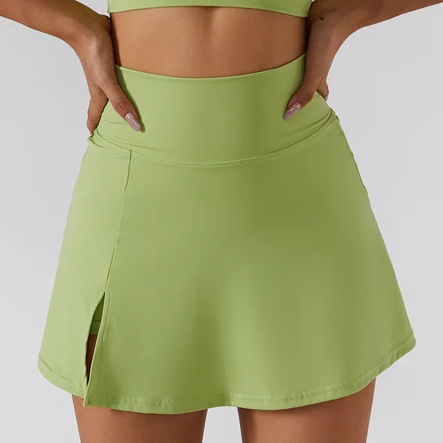 Slim Fit Yoga Mini Skirts