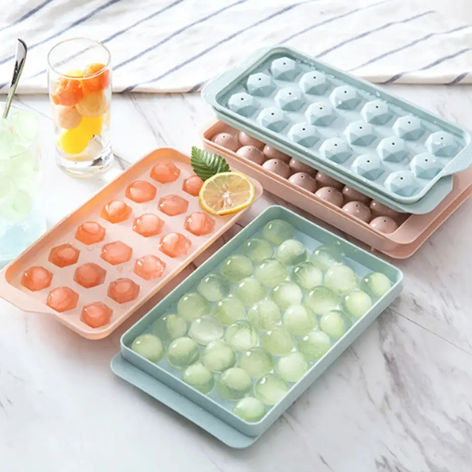 33 Grid Round Ice Tray