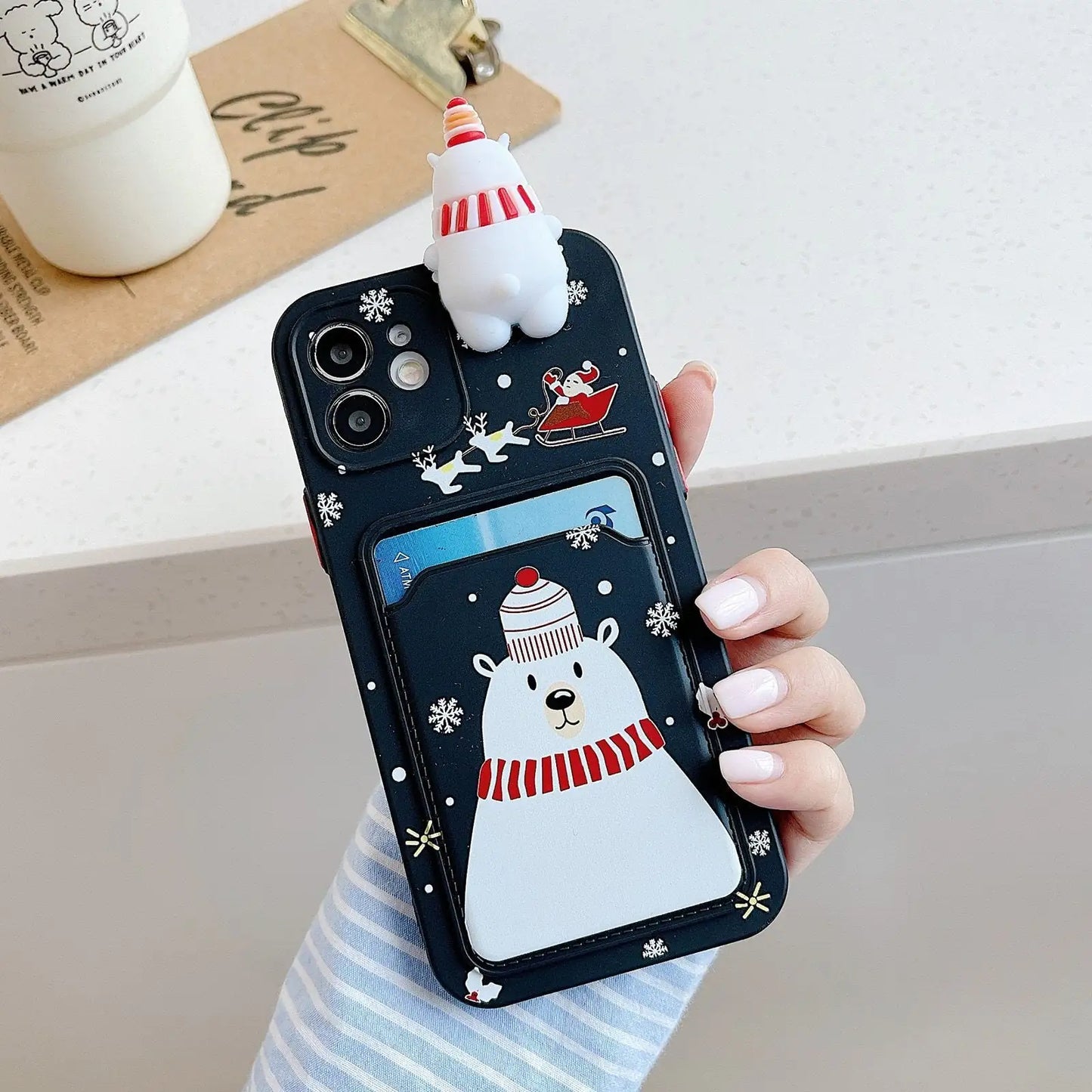 3D Christmas Phone Case