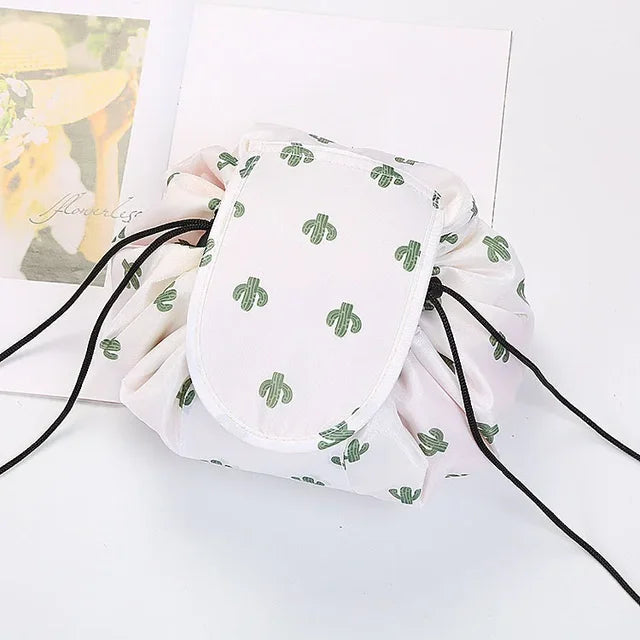 Drawstring Travel Makeup Bag