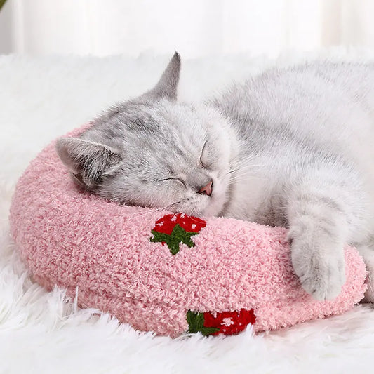 Pet U-Shaped Pillow for Deep Sleep and Comfort