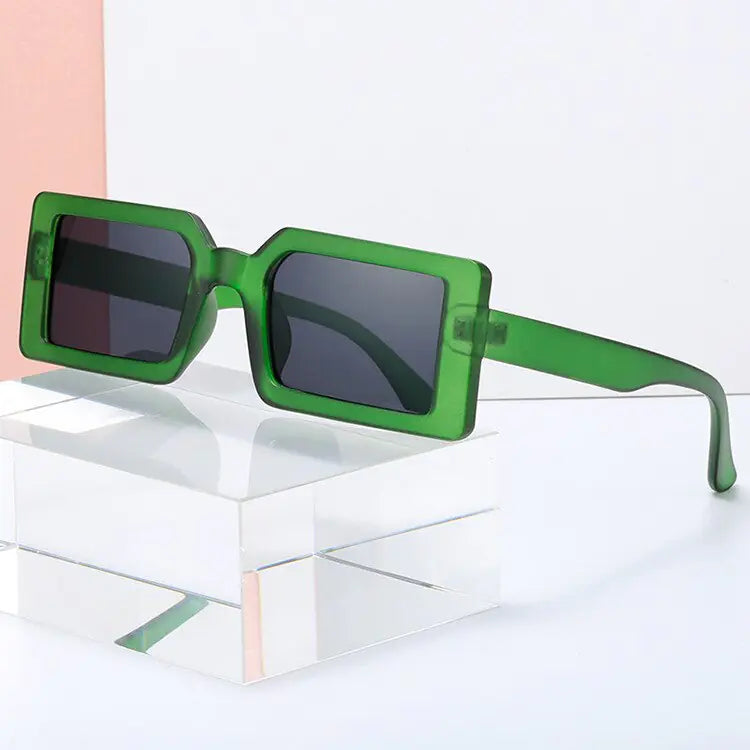 Rectangle Vintage Sunglasses UV400