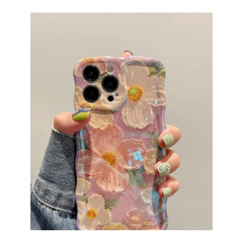 Art Oil Painting Flowers 15promax Phone Case