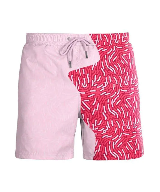 Magical Change Color Men's Beach Shorts