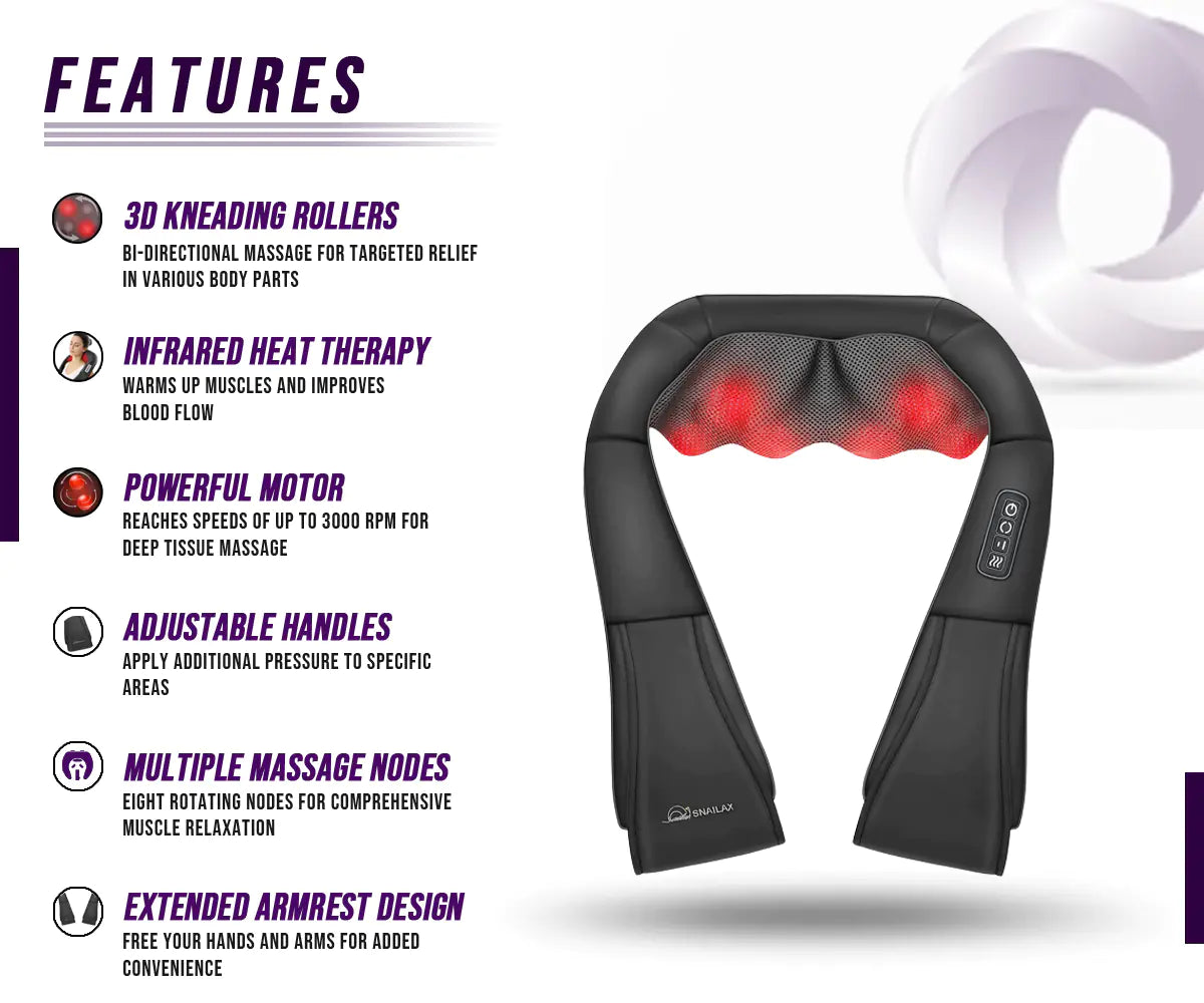 Neck and Shoulder Massager w/Heat