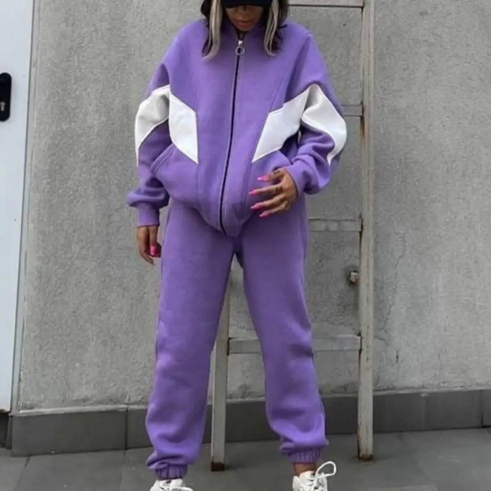 Women Sweatshirt and Sweatpants Tracksuit