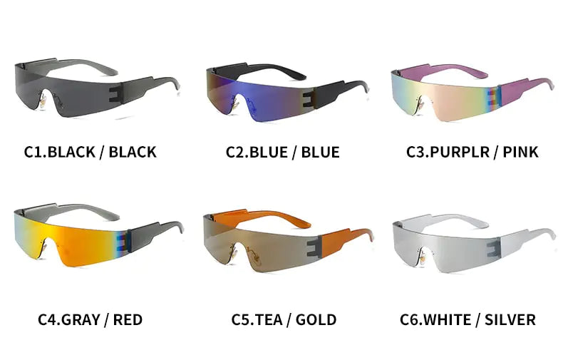 Sports Rimless Sunglasses