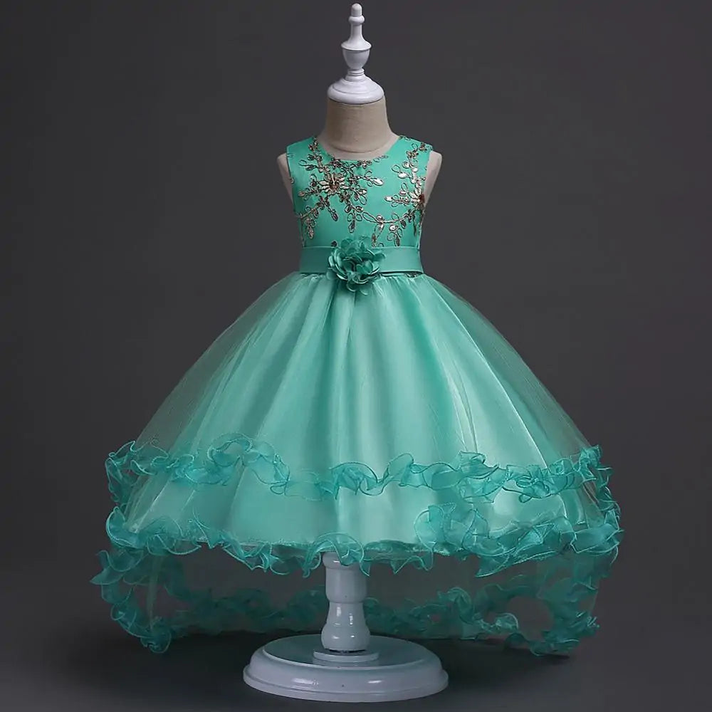 Floral Tulle Kid Dress