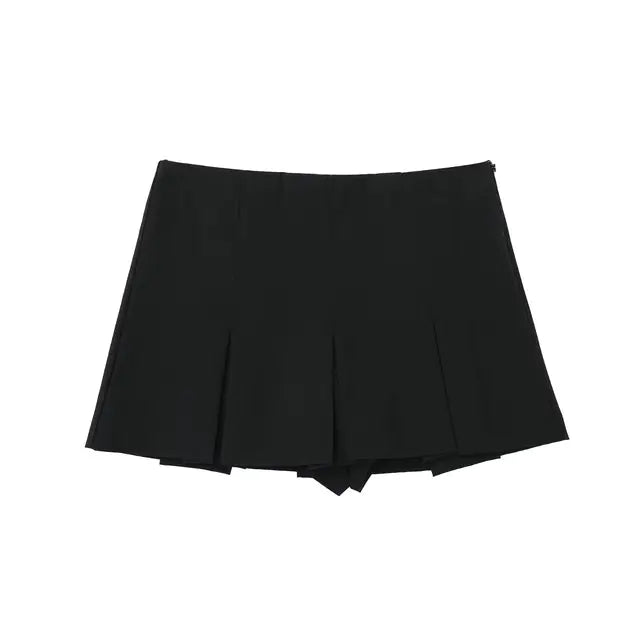 High Waist Wide Pleats Skirts