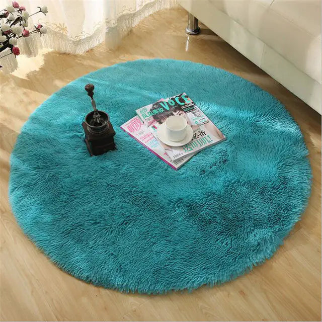 Warm Thick Round Rug Carpets