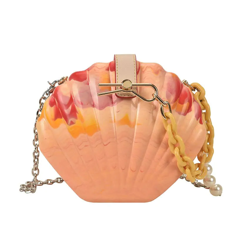 Elegant Shell-Shaped Crossbody Bag