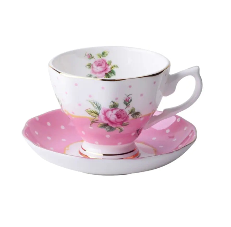 Bone China Coffee Cup Set