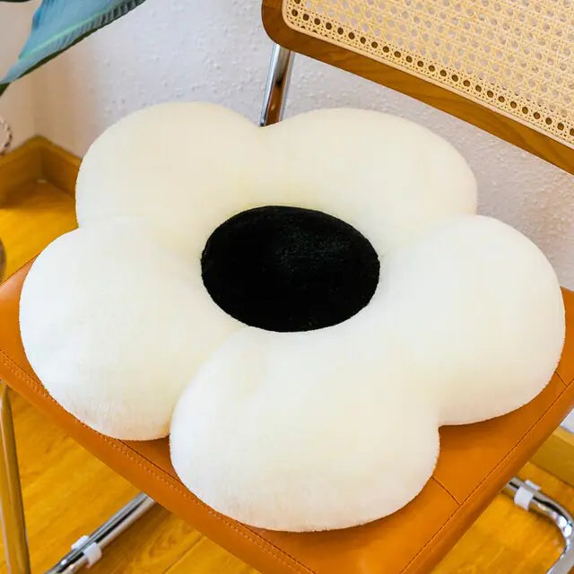 Flower Plush Pillow Cushion